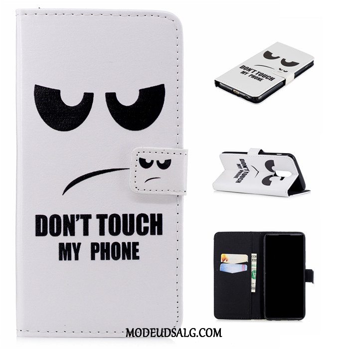 Samsung Galaxy A6 Etui Folio Cartoon Af Personlighed Cover Lædertaske