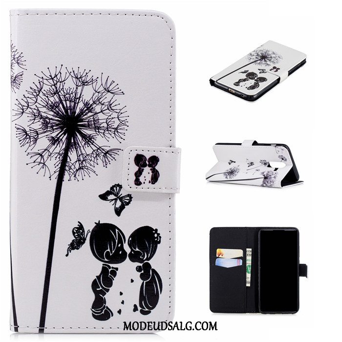 Samsung Galaxy A6 Etui Folio Cartoon Af Personlighed Cover Lædertaske