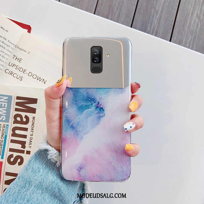 Samsung Galaxy A6+ Etui Membrane Cover Hærdning Mode Farve