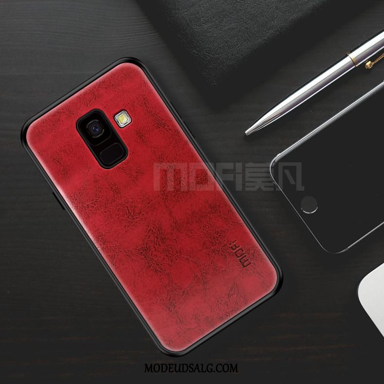 Samsung Galaxy A6 Etui Silikone Business Tynd Blå Cover