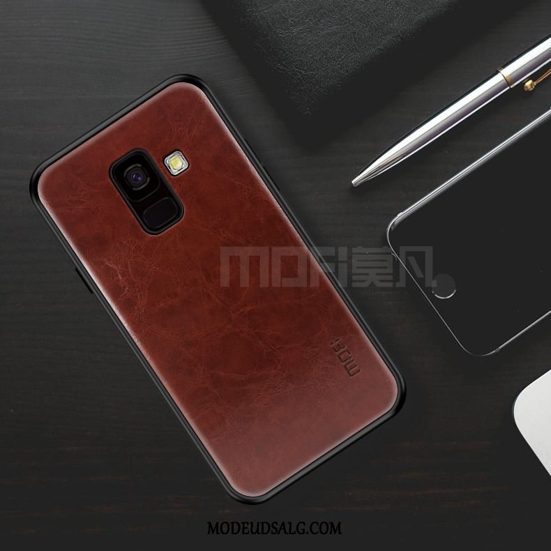 Samsung Galaxy A6 Etui Silikone Business Tynd Blå Cover