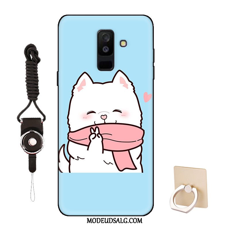 Samsung Galaxy A6+ Etui Silikone Mønster Smuk Cartoon Tilpas