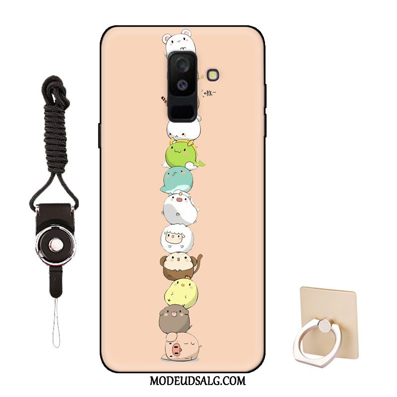 Samsung Galaxy A6+ Etui Silikone Mønster Smuk Cartoon Tilpas