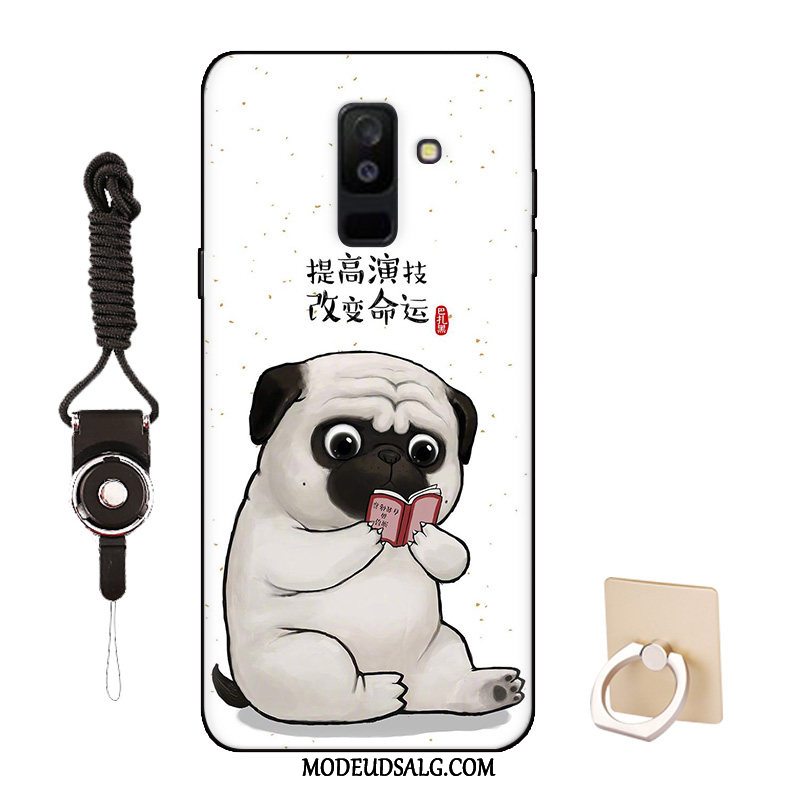 Samsung Galaxy A6+ Etui Silikone Mønster Smuk Cartoon Tilpas