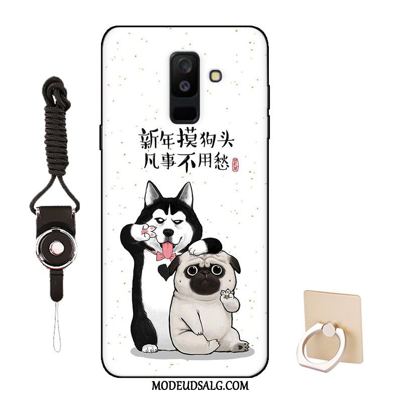 Samsung Galaxy A6+ Etui Silikone Mønster Smuk Cartoon Tilpas