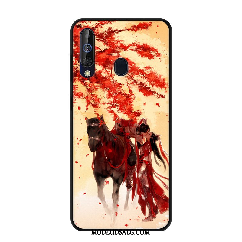 Samsung Galaxy A60 Etui Af Personlighed Anti-fald Cartoon Kreativ Grøn