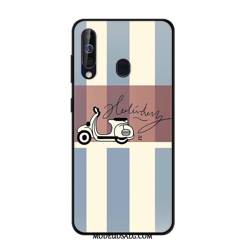 Samsung Galaxy A60 Etui Af Personlighed Anti-fald Cartoon Kreativ Grøn