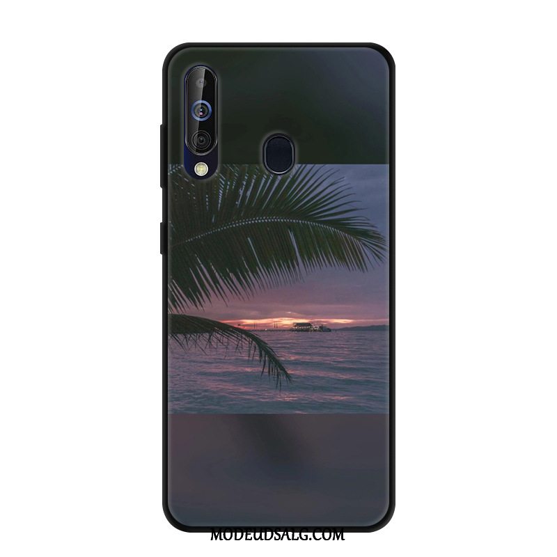 Samsung Galaxy A60 Etui Af Personlighed Anti-fald Cartoon Kreativ Grøn