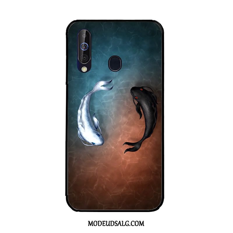 Samsung Galaxy A60 Etui Beskyttelse Tilpas Farve Blød Malet