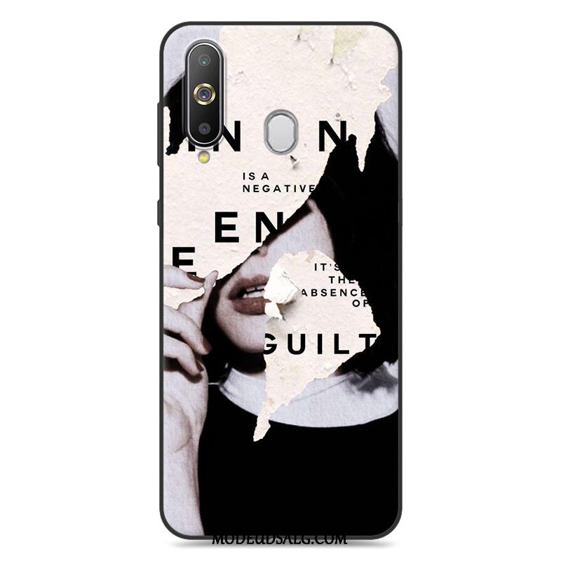 Samsung Galaxy A60 Etui Blød Silikone Af Personlighed Sort Cover