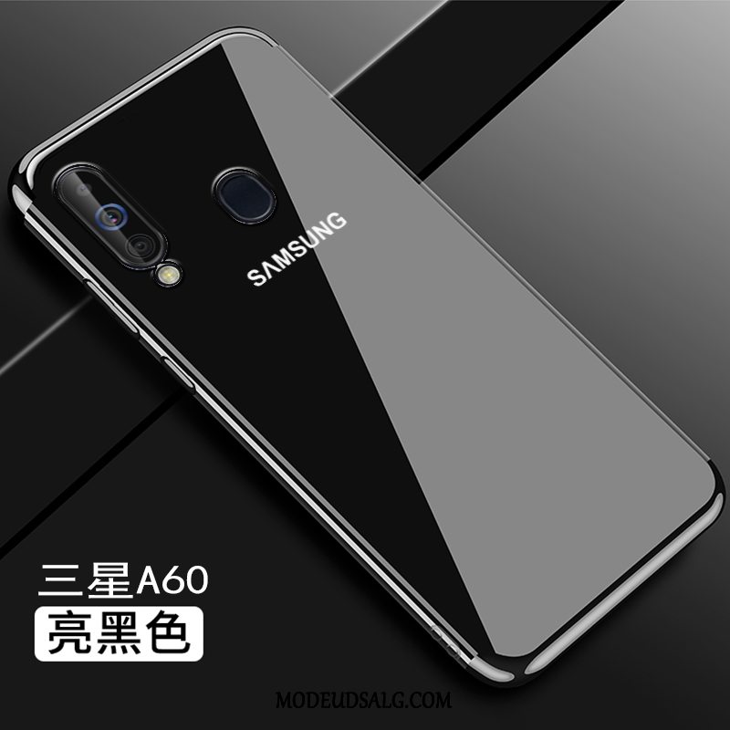 Samsung Galaxy A60 Etui / Cover Anti-fald Net Red Blød Belægning Beskyttelse