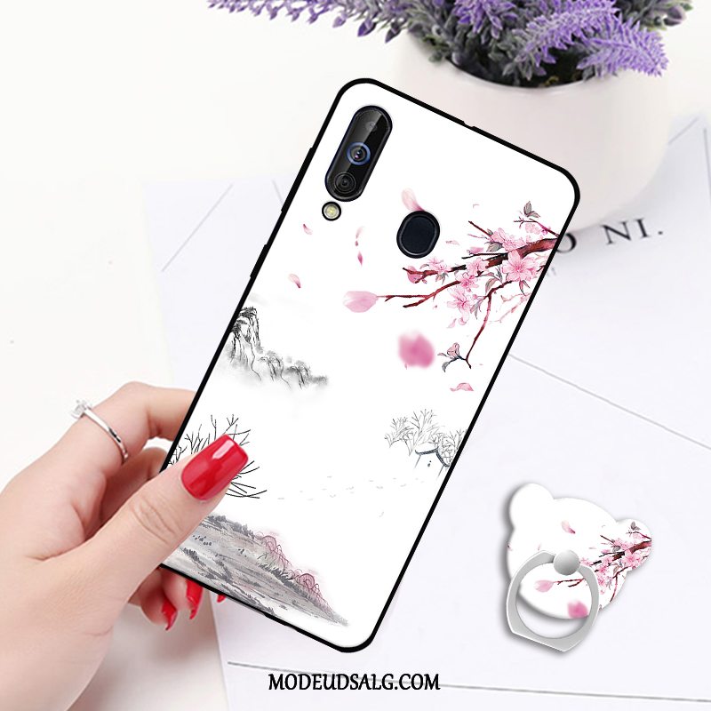 Samsung Galaxy A60 Etui / Cover Hængende Ornamenter Net Red Lilla Beskyttelse