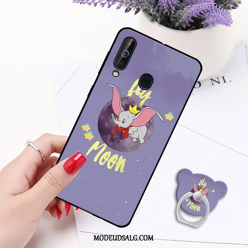 Samsung Galaxy A60 Etui / Cover Hængende Ornamenter Net Red Lilla Beskyttelse