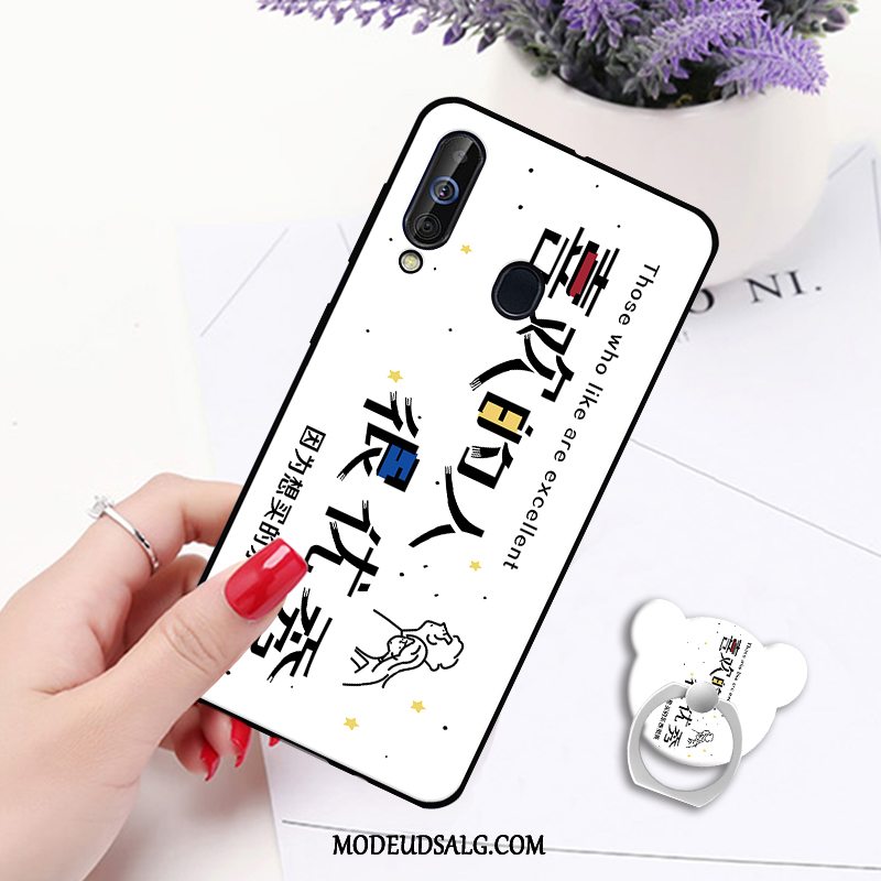 Samsung Galaxy A60 Etui / Cover Hængende Ornamenter Net Red Lilla Beskyttelse