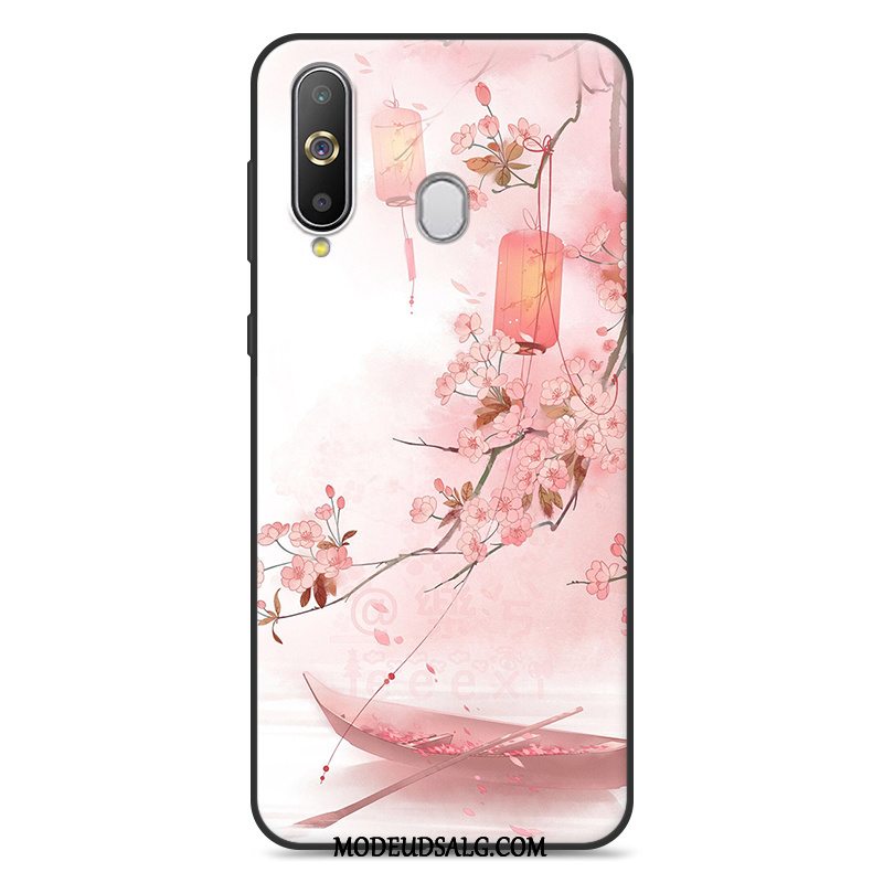 Samsung Galaxy A60 Etui / Cover Kunst Vind Lyserød Kinesisk Stil Hængende Ornamenter