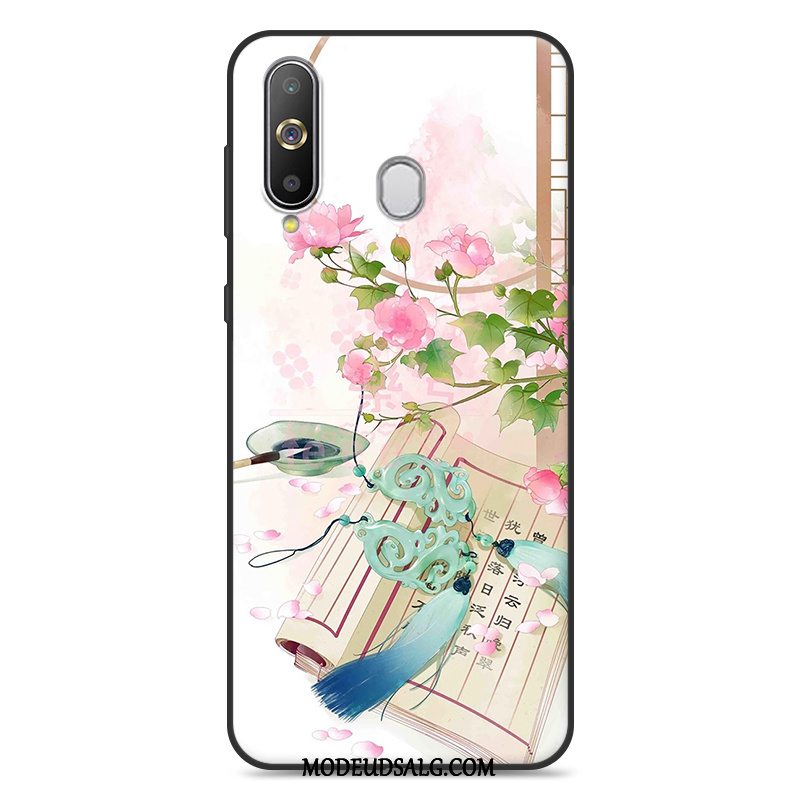 Samsung Galaxy A60 Etui / Cover Kunst Vind Lyserød Kinesisk Stil Hængende Ornamenter