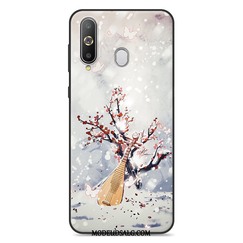 Samsung Galaxy A60 Etui / Cover Kunst Vind Lyserød Kinesisk Stil Hængende Ornamenter