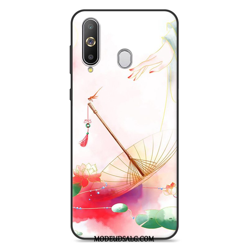 Samsung Galaxy A60 Etui / Cover Kunst Vind Lyserød Kinesisk Stil Hængende Ornamenter