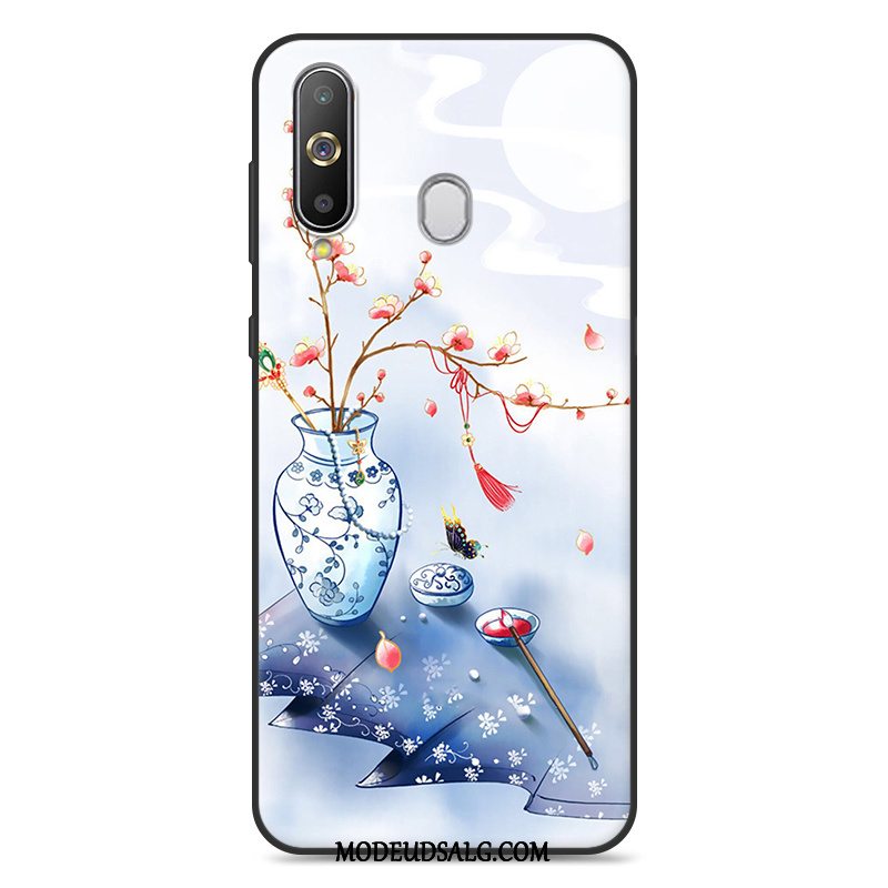 Samsung Galaxy A60 Etui / Cover Kunst Vind Lyserød Kinesisk Stil Hængende Ornamenter