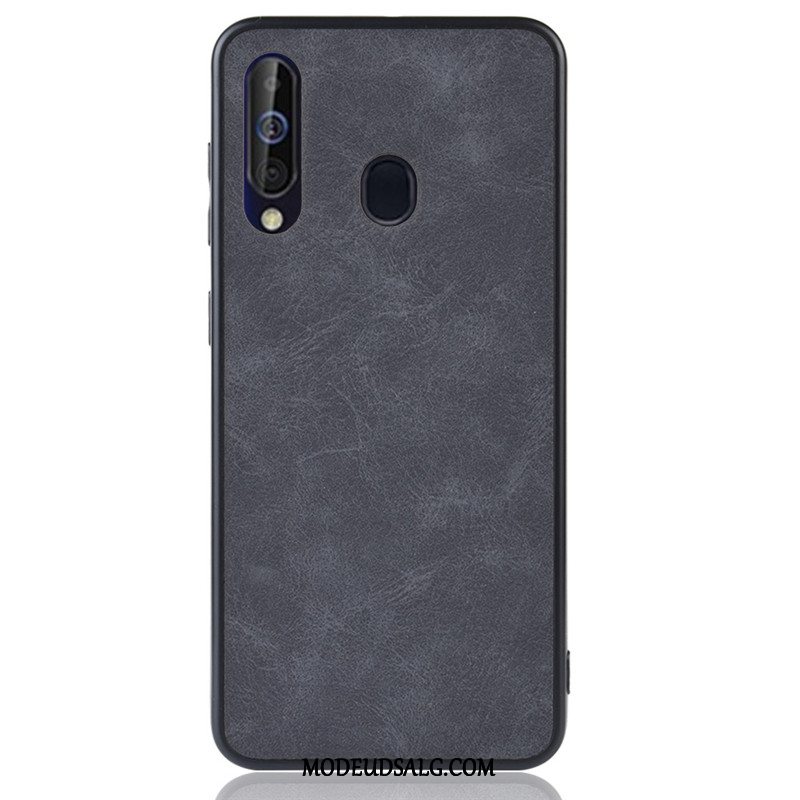 Samsung Galaxy A60 Etui / Cover Læder Anti-fald Vintage Brun