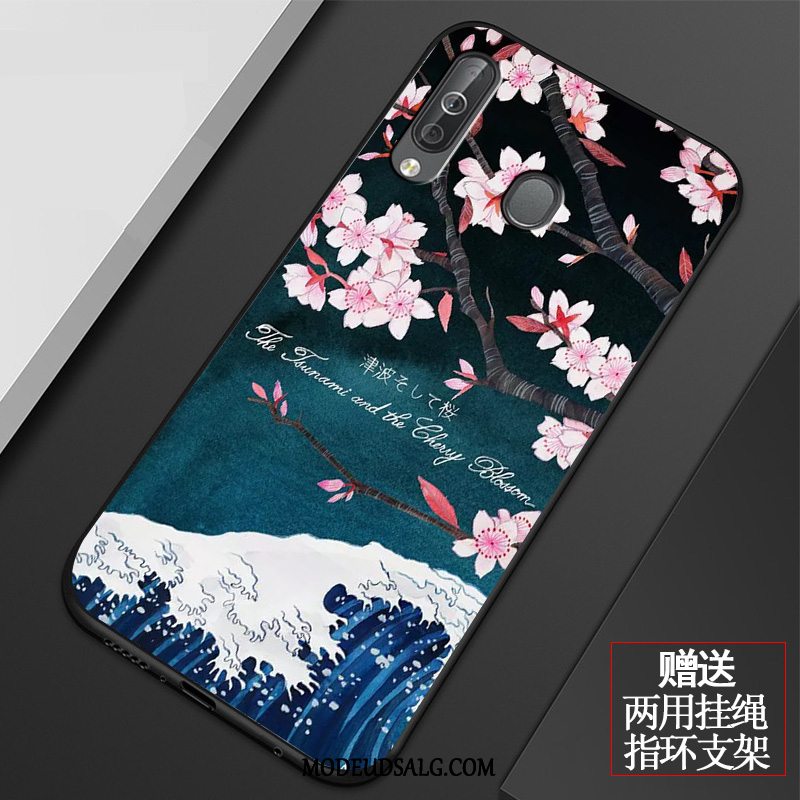 Samsung Galaxy A60 Etui / Cover Sort Blød Anti-fald Alt Inklusive Kunst