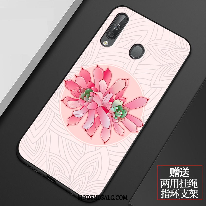 Samsung Galaxy A60 Etui / Cover Sort Blød Anti-fald Alt Inklusive Kunst