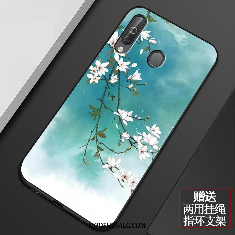 Samsung Galaxy A60 Etui / Cover Sort Blød Anti-fald Alt Inklusive Kunst