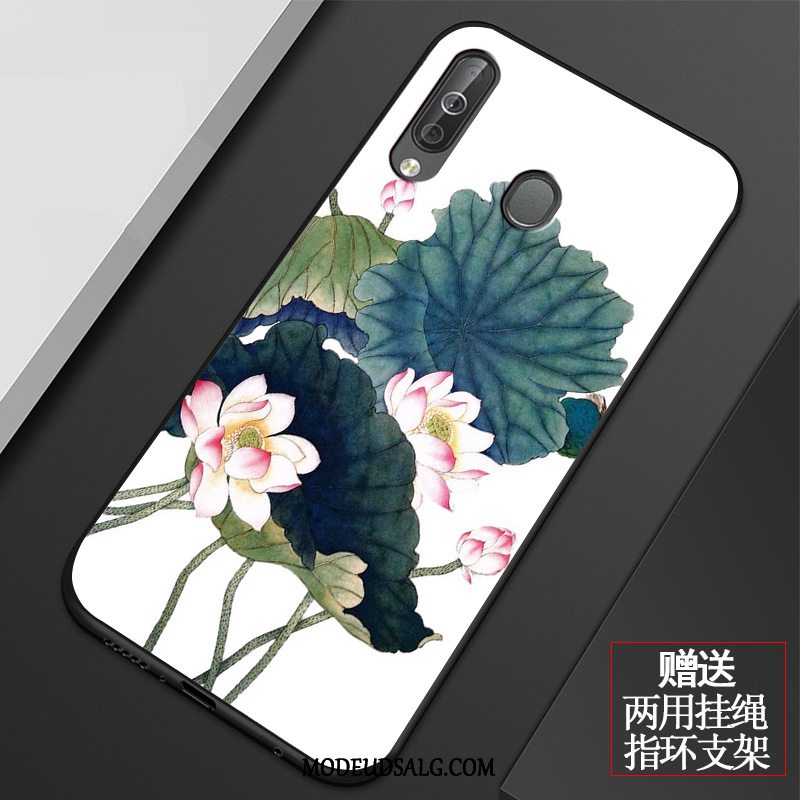 Samsung Galaxy A60 Etui / Cover Sort Blød Anti-fald Alt Inklusive Kunst