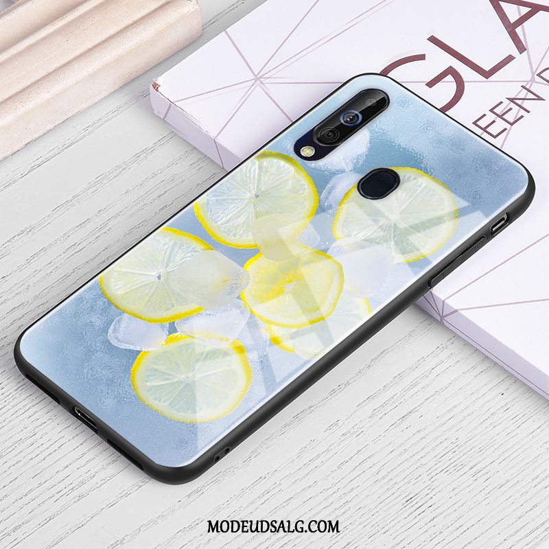 Samsung Galaxy A60 Etui Glas Cover Beskyttelse Anti-fald Blå