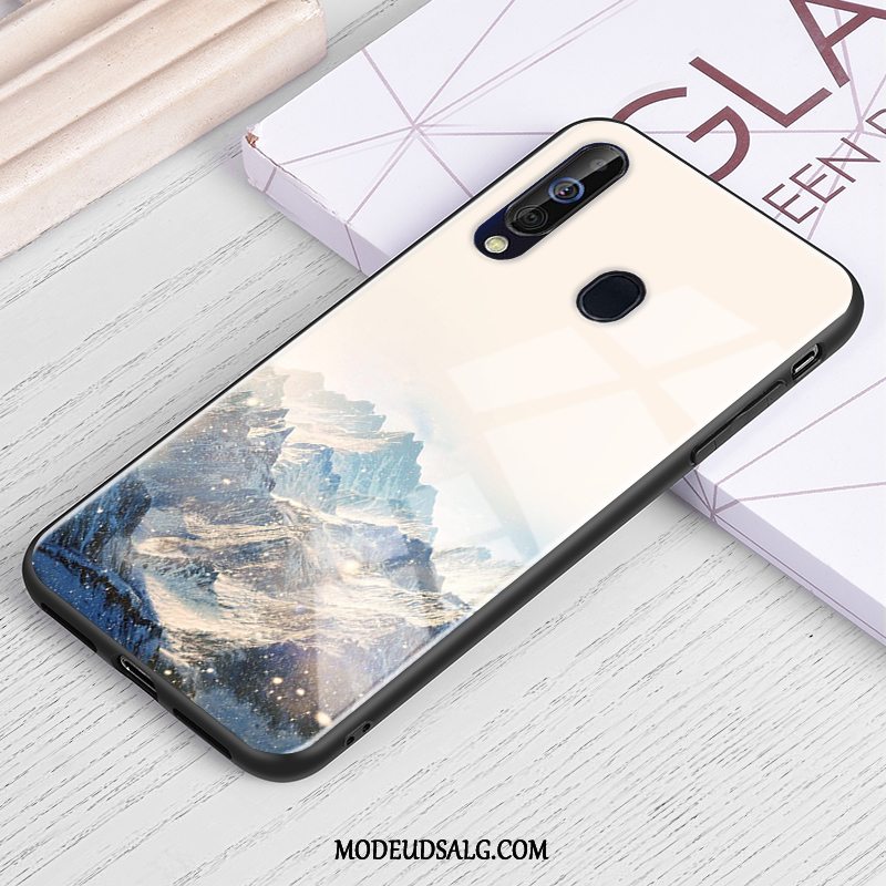 Samsung Galaxy A60 Etui Glas Cover Beskyttelse Anti-fald Blå