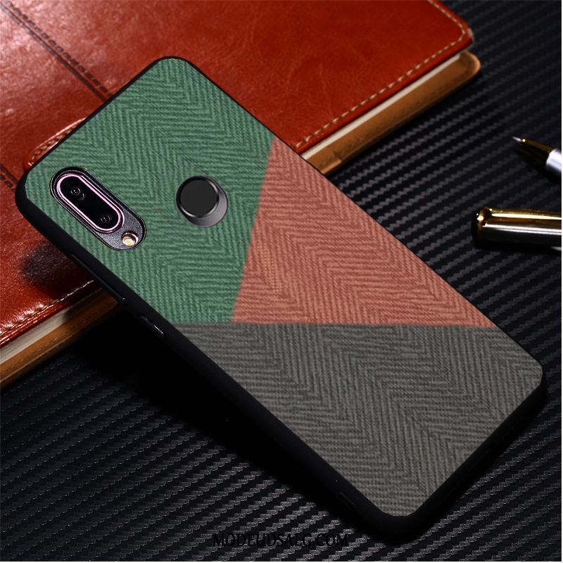 Samsung Galaxy A60 Etui Mønster Cover Rød Beskyttelse Gul