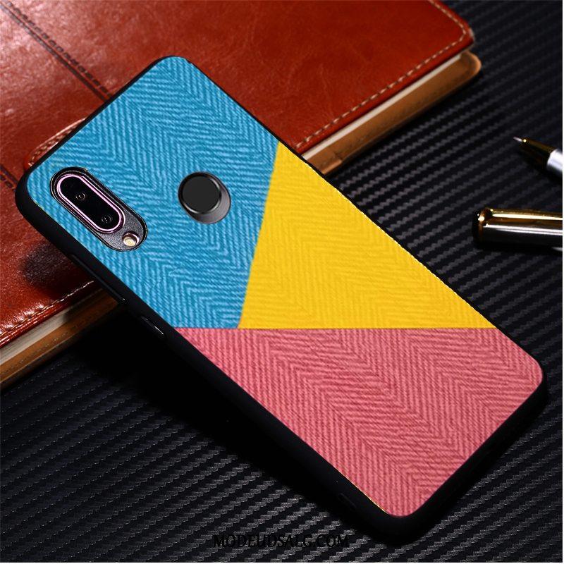 Samsung Galaxy A60 Etui Mønster Cover Rød Beskyttelse Gul