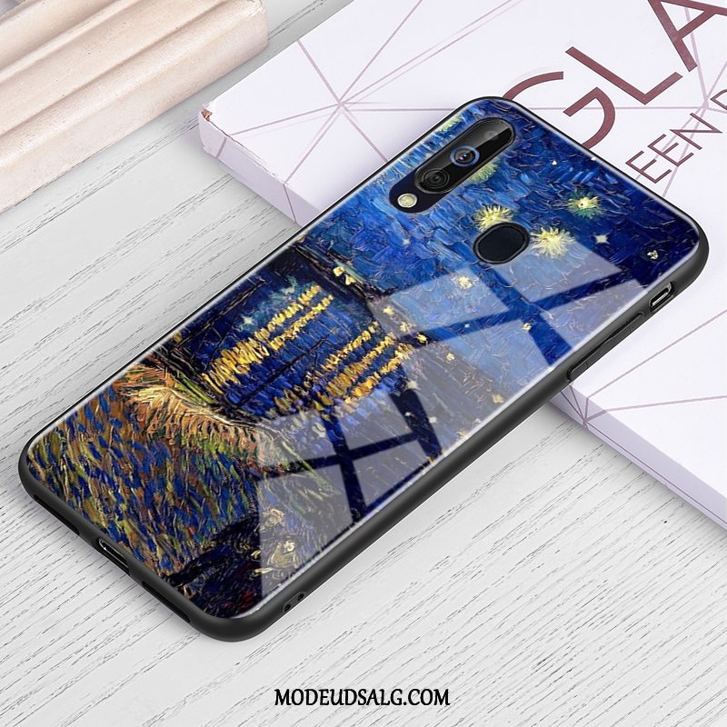 Samsung Galaxy A60 Etui Oliemaleri Trend Cover Stjerneklar Beskyttelse