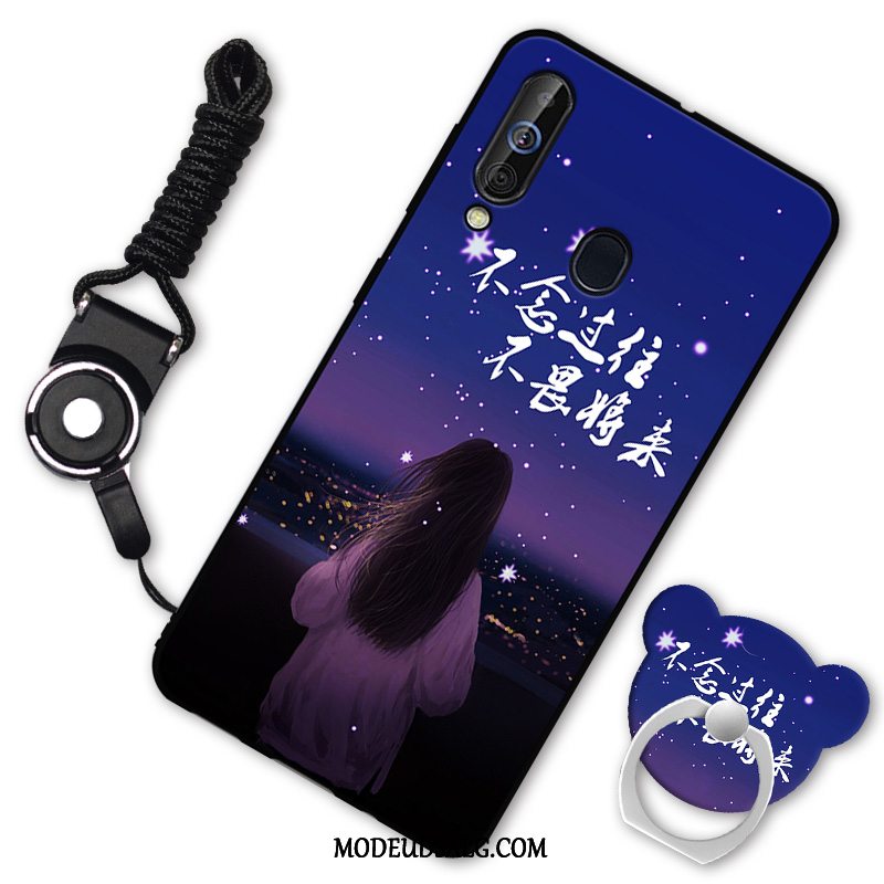 Samsung Galaxy A60 Etui Trend Blød Cover Anti-fald Hvid