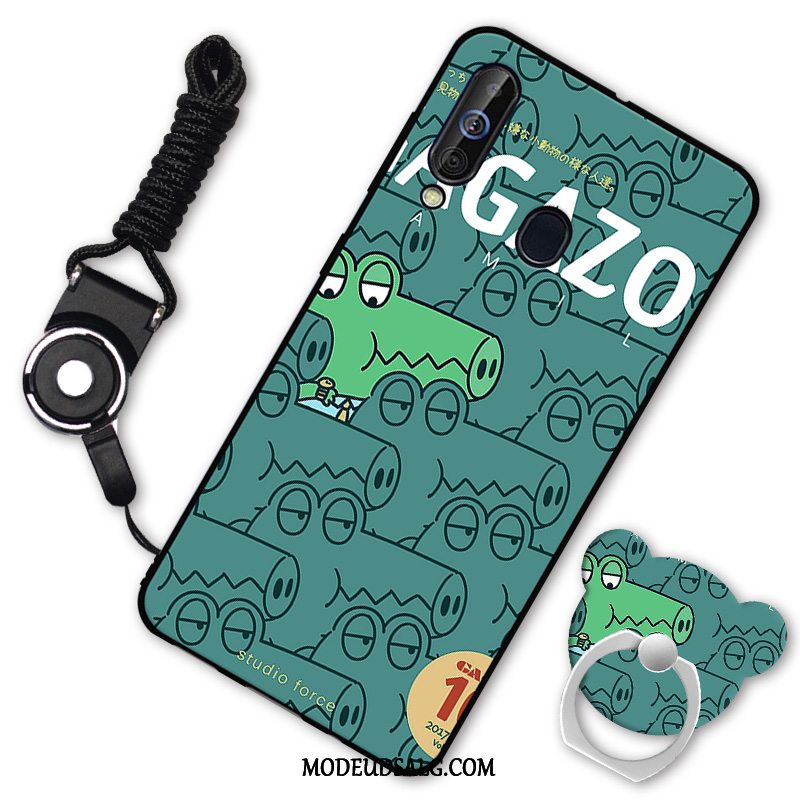 Samsung Galaxy A60 Etui Trend Blød Cover Anti-fald Hvid