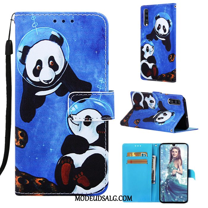 Samsung Galaxy A7 Etui Anti-fald Beskyttelse Silikone Cartoon Clamshell