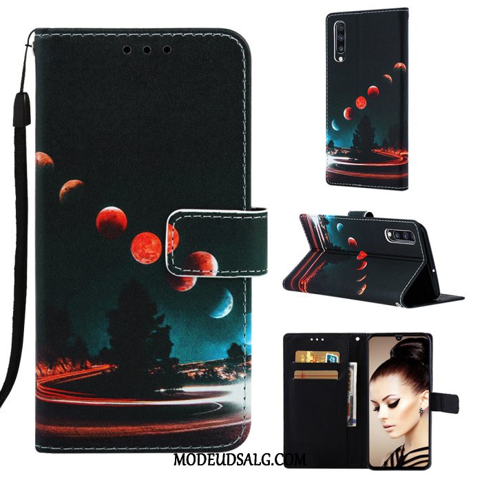 Samsung Galaxy A7 Etui Anti-fald Beskyttelse Silikone Cartoon Clamshell