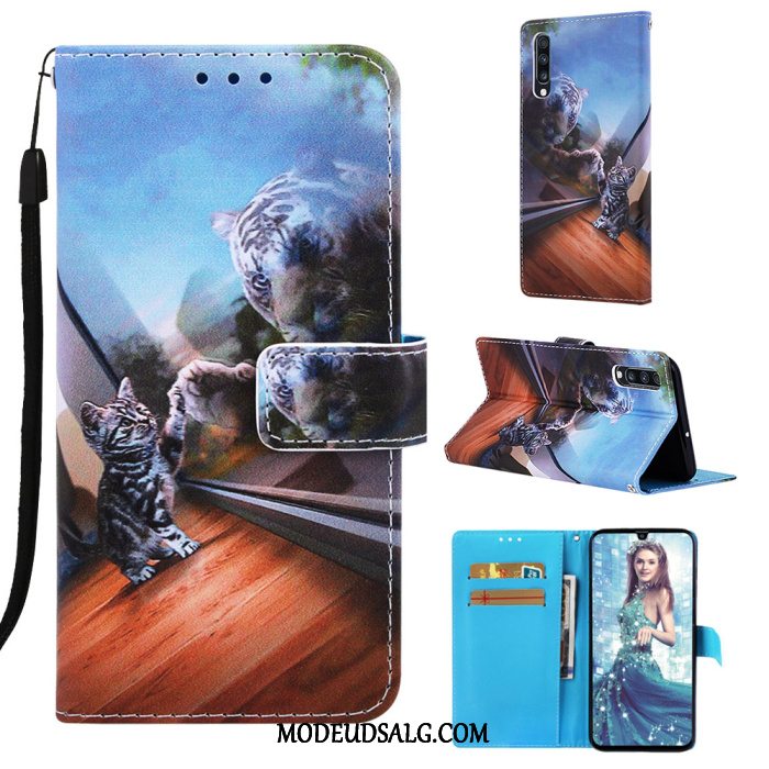 Samsung Galaxy A7 Etui Anti-fald Beskyttelse Silikone Cartoon Clamshell