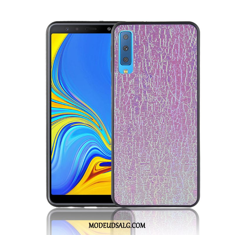 Samsung Galaxy A7 Etui Blød Lilla Farve Beskyttelse Cover