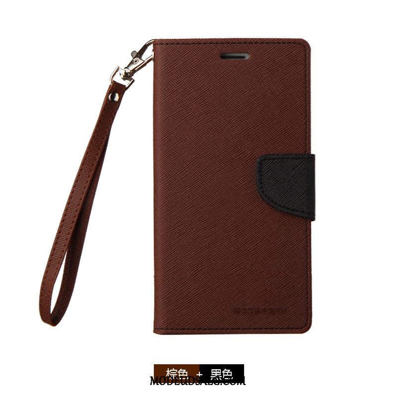 Samsung Galaxy A7 Etui / Cover Gul Beskyttelse Lædertaske Anti-fald Folio