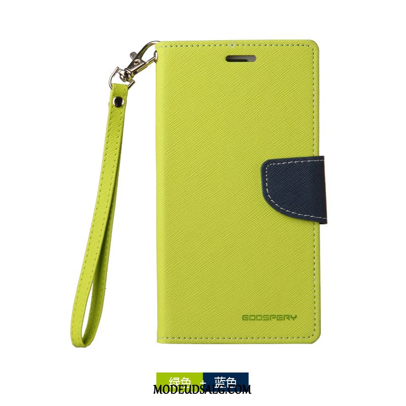 Samsung Galaxy A7 Etui / Cover Gul Beskyttelse Lædertaske Anti-fald Folio