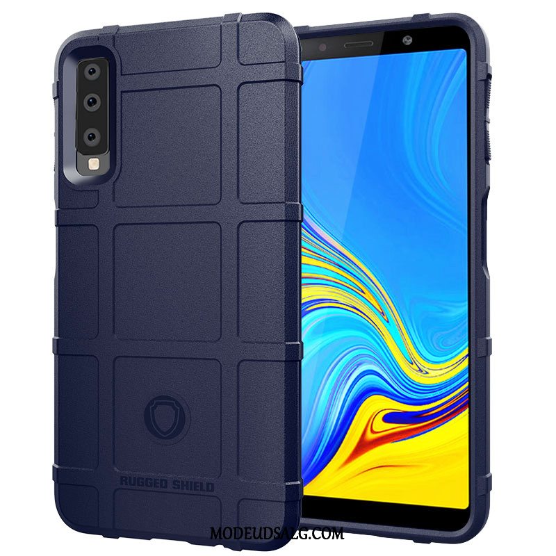 Samsung Galaxy A7 Etui / Cover Kreativ Af Personlighed Grå Silikone