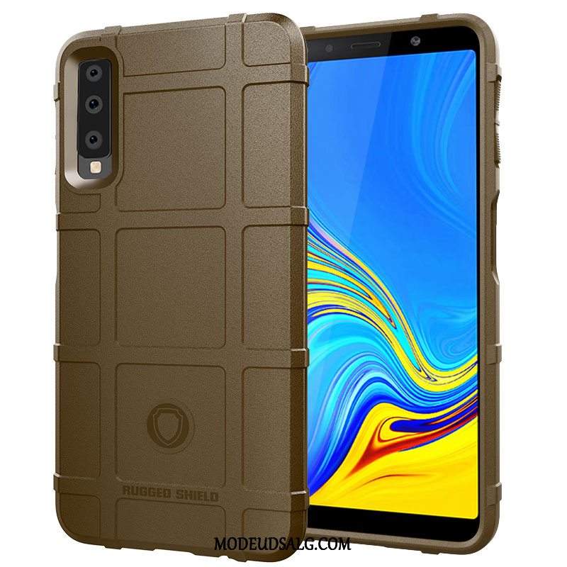 Samsung Galaxy A7 Etui / Cover Kreativ Af Personlighed Grå Silikone