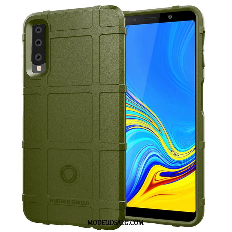 Samsung Galaxy A7 Etui / Cover Kreativ Af Personlighed Grå Silikone