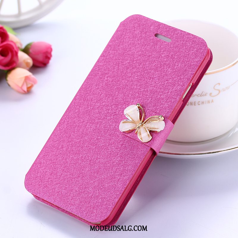 Samsung Galaxy A7 Etui Cover Rød Folio Ny Beskyttelse