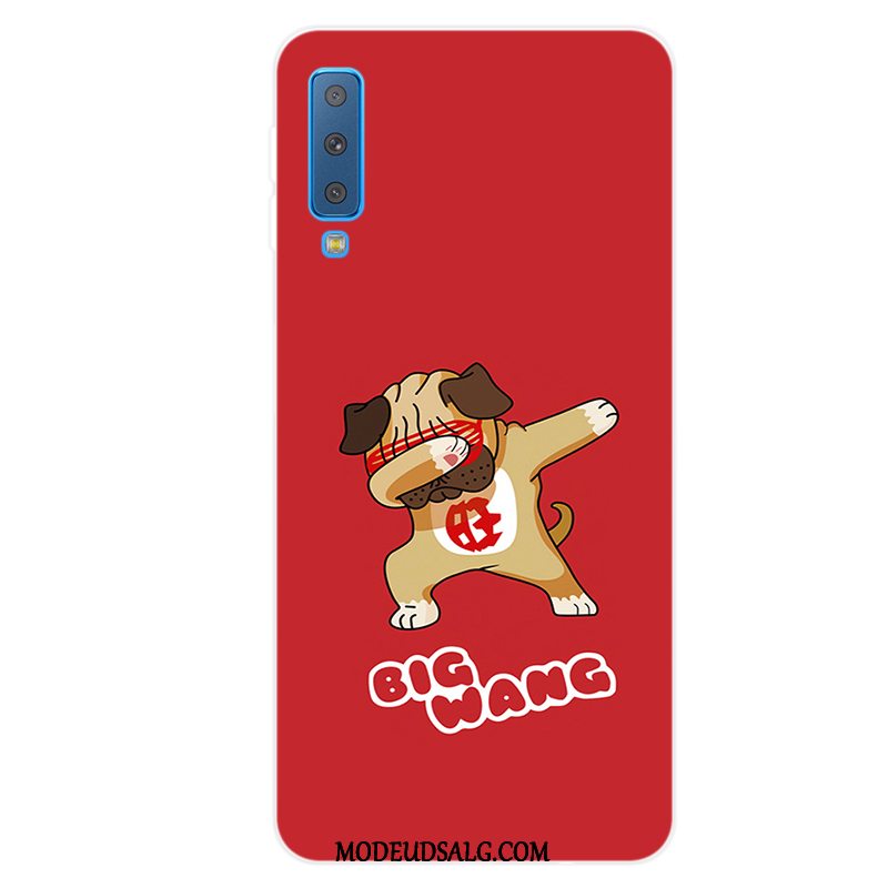 Samsung Galaxy A7 Etui / Cover Silikone Cartoon Guld Tilpas