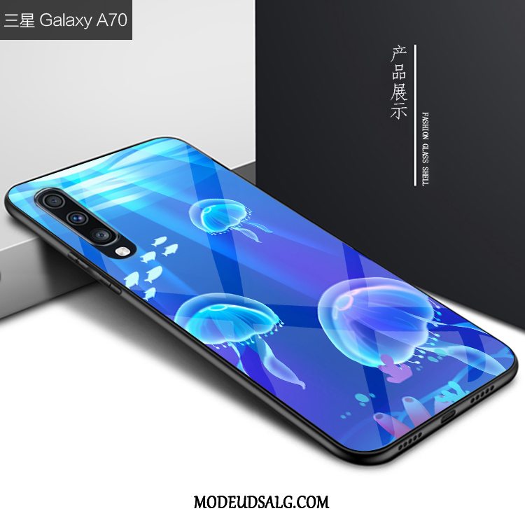 Samsung Galaxy A70 Etui Af Personlighed Anti-fald Kreativ Glas Cover