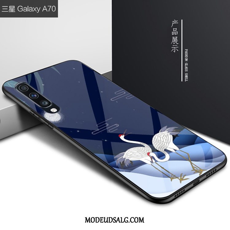 Samsung Galaxy A70 Etui Af Personlighed Anti-fald Kreativ Glas Cover