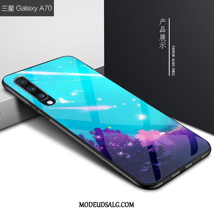 Samsung Galaxy A70 Etui Af Personlighed Anti-fald Kreativ Glas Cover