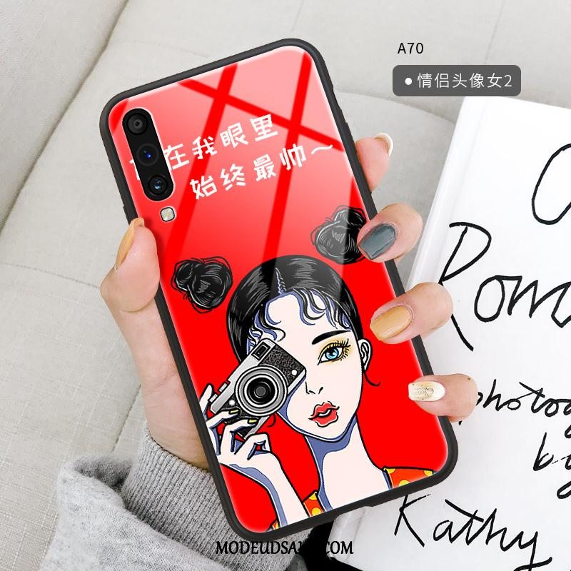 Samsung Galaxy A70 Etui Af Personlighed Kreativ Cover Anti-fald Silikone